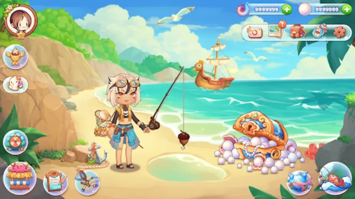 Kawaii Fishing android App screenshot 0